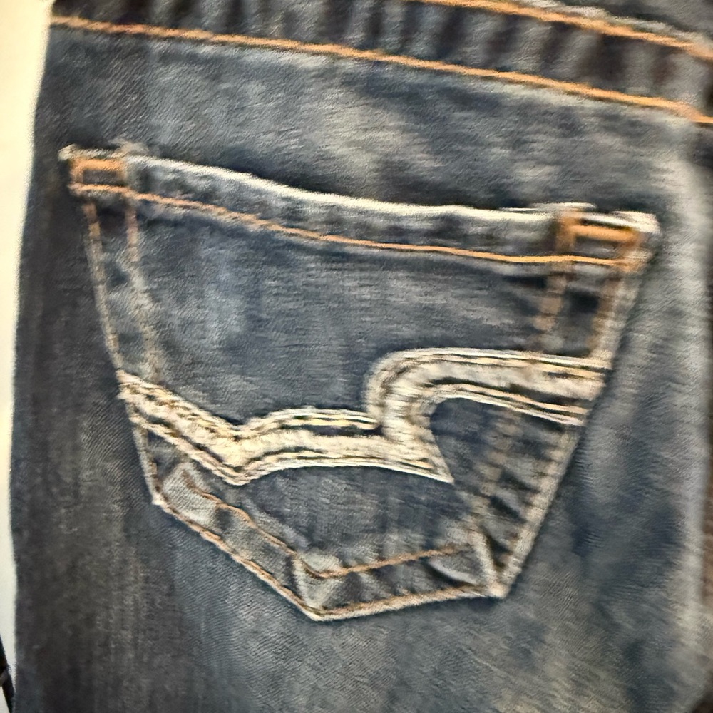 Big Star Casey Low Rise  Dark Blue Boot Cut Jeans Size 25r - Picture 8 of 13